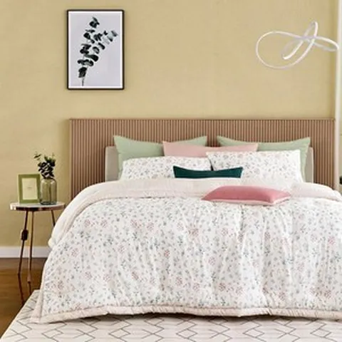 (최대 30% 세일) [IN] 슈가 - MMO 모달 100% | 차렵세트Q S 아이보리 | 신혼 이불 여자 이불 선물 | 예쁜 꽃무늬 사계절이불