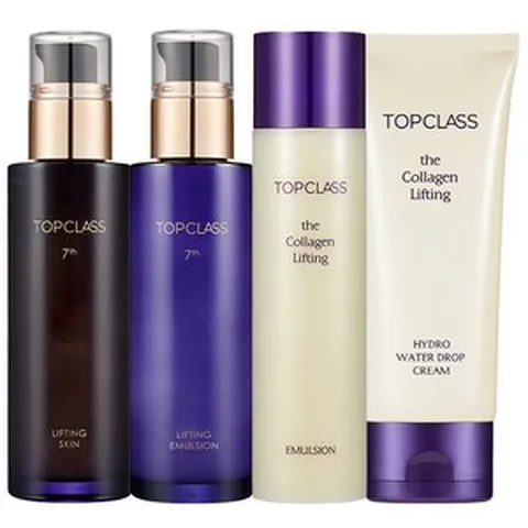 참존 NEW 기초 화장품 완벽 세트 (리프팅 스킨 120ml+리프팅 에멀전 120ml +더콜라겐 에멀전 120ml +더콜라겐 하이드로 워터드롭 크림 50ml), 1개
