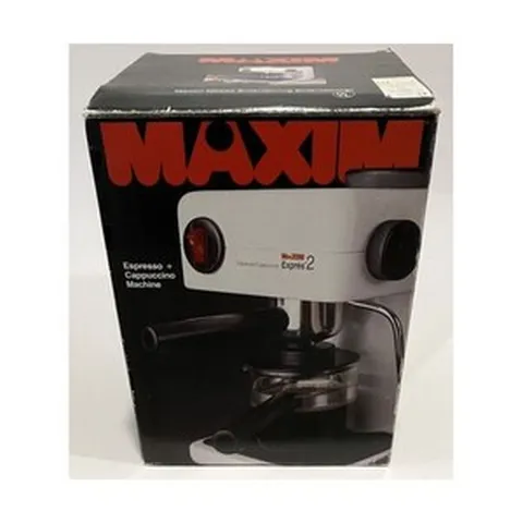 Maxim Exprés 2 에스프레소 + 카푸치노 머신 EX-202 - Unused New In Box 화이트 커피머신 가정용 일리 드롱기 256546690544
