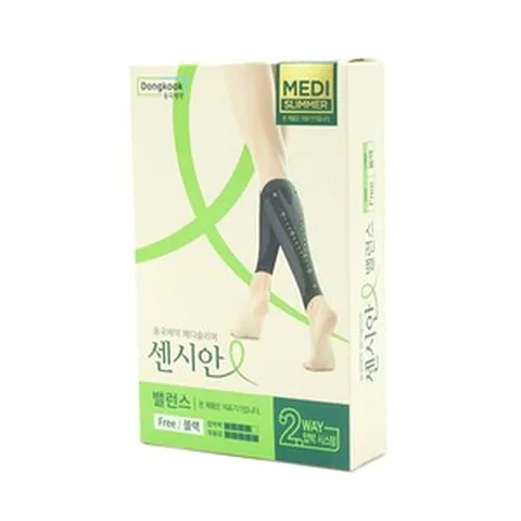 동국제약 센시안 메디슬리머 밸런스 의료용 압박스타킹 색상선택 Free, 블랙, 1개