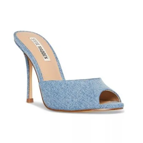 스티븐 매든 프리야 스틸레토 뮬 드레스 여성 샌들 DENIM