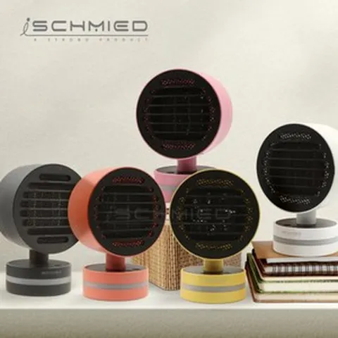 아이슈미드 마카롱 미니 온풍기 Ver.2 캠핑용 사무용 가정용, 0. 핑크, SC-MH-RGB7