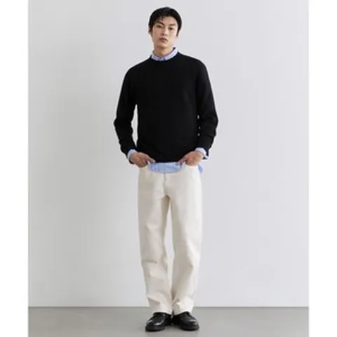 MUSINSA STANDARD 스트레이트 데님 팬츠 크림 185169