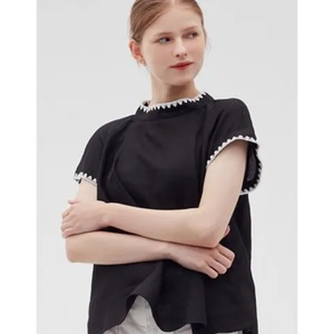 손정완 보트넥 린넨 블라우스ZBL3232162 마감임박!!!