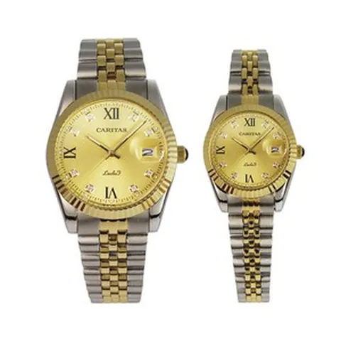 카리타스 금장 콤비 커플 선물 명품 예물 시계 / C15000GC / 명품시계
