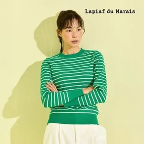 라삐아프 25SS 스트라이프 니트 3종 런칭 가격 79 900원 609054