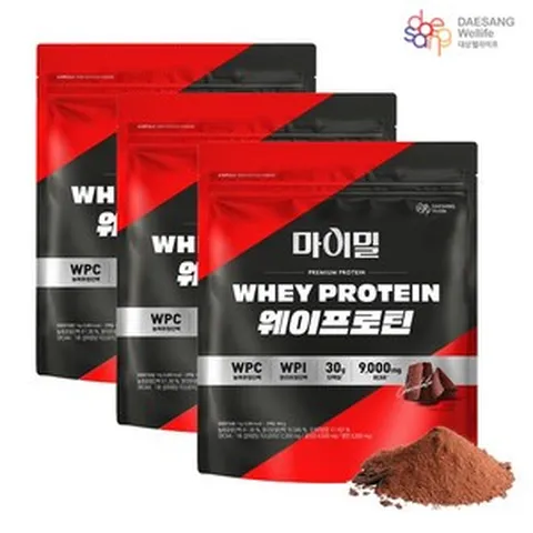 대상웰라이프 마이밀 웨이프로틴 (1kg x 3팩), 단품