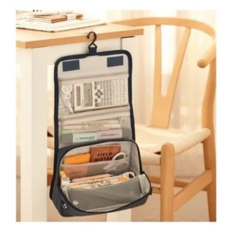 [KT알파쇼핑]휴대간편 파우치 대용량 걸이형 수납 백 ERK 2103071 (W8BD937), 색상:블루