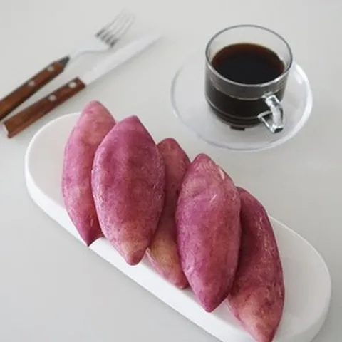 (더싱싱) 해남고구마로 만든 수제 자색 고구마빵, 8개