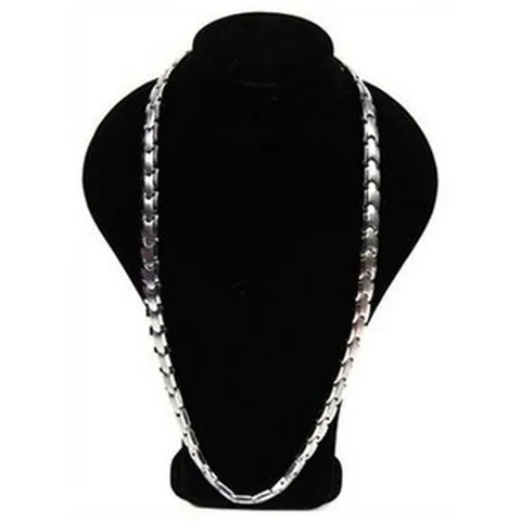 만방코리아 게르마늄 목걸이 홈쇼핑 목걸이-실버, 1개