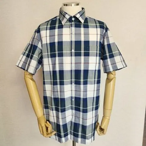 [매장정품] 닥스 DAKS 남성용 체크 반팔 셔츠 여름 남방 시원한 원단