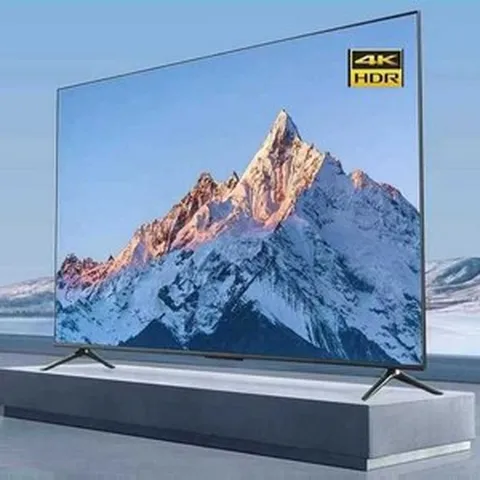 4K 고화질 대형 TV 매장 펜션 60 80인치 100 120 인치 LCD 슬림 티비, 80인치 방폭 4K 리모컨X TV팩