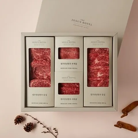 [조선호텔][냉장] 경주천년한우 1++등급 구이 세트 1호 (3kg) 403636