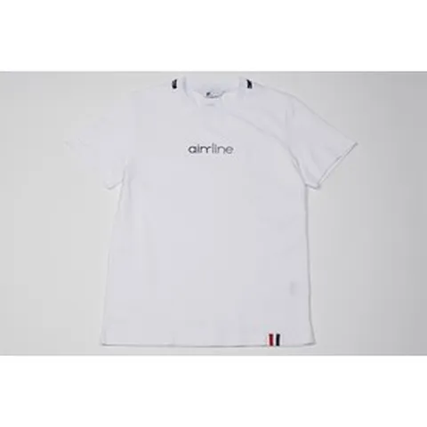 휠라골프 남여공용 에임라인 라운드 티셔츠 FG2RSC2400X_WHI