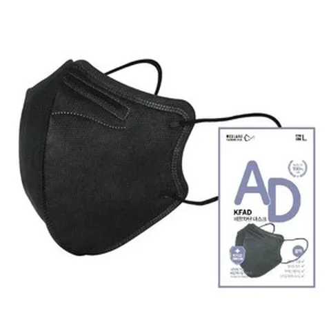 숨코리아 새부리형 비말마스크 대형 5매입*20개, 5매입, 20개, 블랙