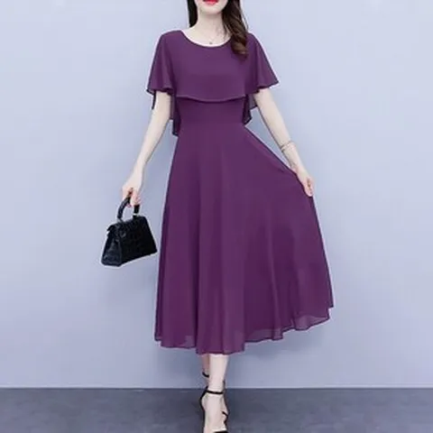 [루미루나]시크쉬폰원피스
