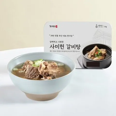 사미헌 갈비탕4팩(1팩1kg), 4개, 1kg
