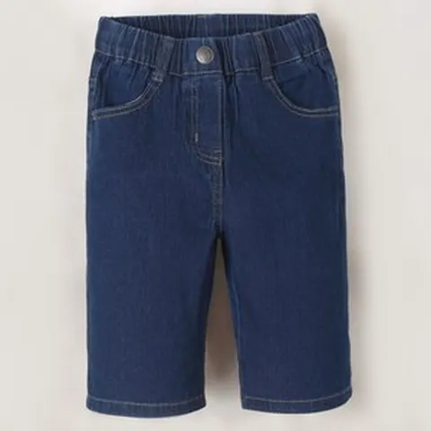 인디고키즈 중계점 *24년 여름신상 20%할인* 시그니처 슬림핏 롤업 5부 데님팬츠 (블루) 여름 데일리룩으로 이게 딱!! 트랜디한 핏감의 7부 청바지 6~13세