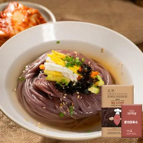 어반포레스트 해남 고구마면 동치미국수 5인분(고구마면5팩+동치미육수5팩)