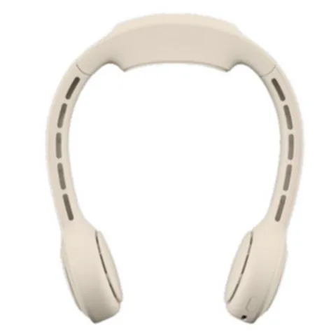 디디오랩 무선 휴대용 넥밴드 선풍기 DNF L03WW, 밀크베이지2대