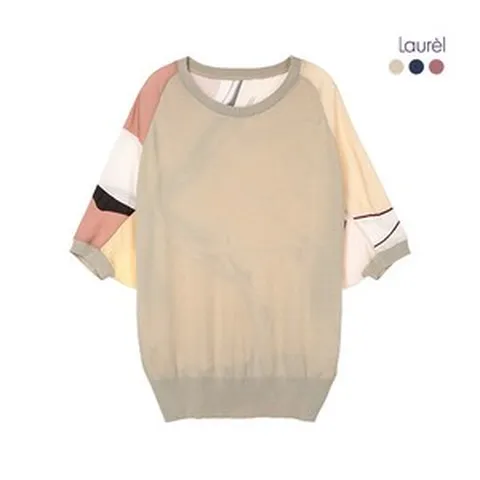 [라우렐] 프린트패치 우븐블라우스 3종