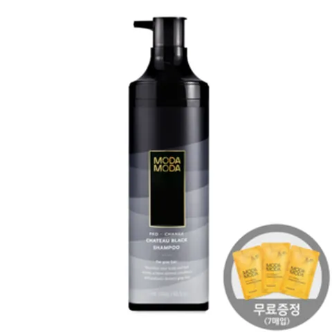 체인지 프로 샤또 블랙 샴푸 300g + 여행용 샤쉐 7개입 1개 사은품 증정