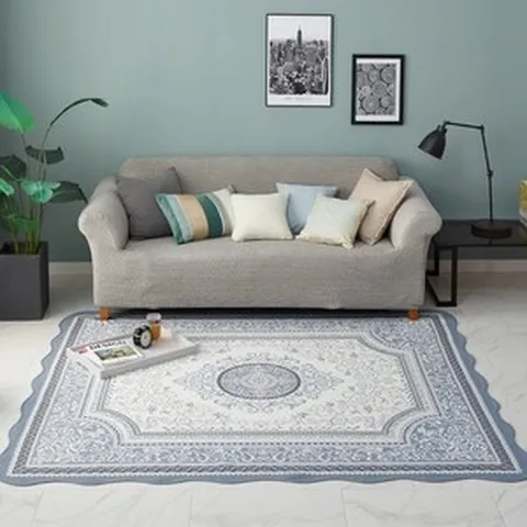 [KT알파쇼핑]22년S/S한스콜렉션 워셔블 코튼 자카드 카페트 4종세트 점보특대형