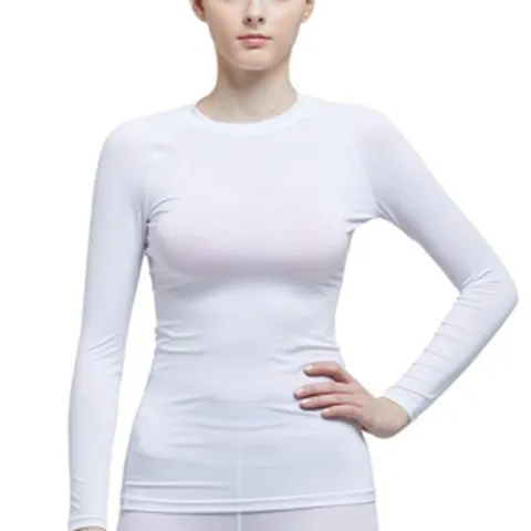기어엑스 여성용 일반 여름 긴팔라운드넥 냉감 언더레이어 상의
