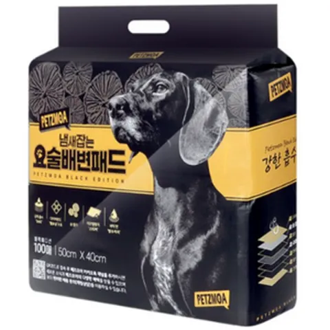 페츠모아 냄새잡는 요술배변패드 SWG 블랙 에디션 표준형 100매, 1세트