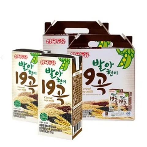 893322 삼육 두유 발아현미 19곡 32팩 190ml, 32개