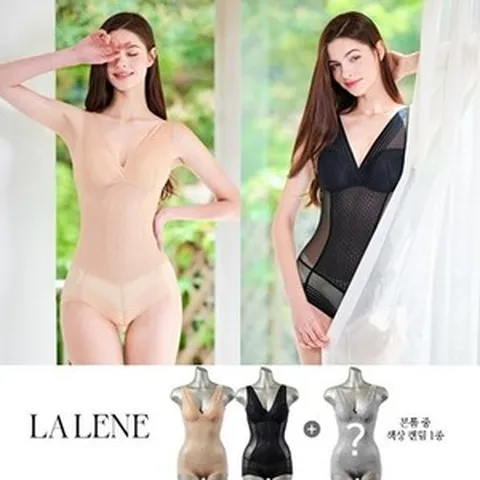 라렌느 105 110 슬림핏 올인원 바디수트 2종 본구성 랜덤 1종 패키... 마감임박!!!