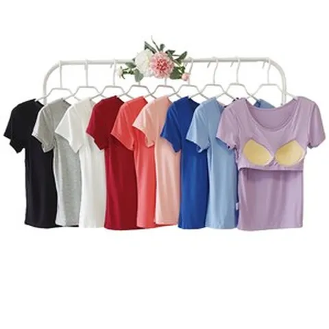 캡 반팔티 노브라티 노브라티셔츠 브라티셔츠 브라탑티셔츠 브라티 캡내장티셔츠 브라캡티셔츠 캡내장 브라캡 패드 티셔츠 기본티 홈웨어 잠옷 모달