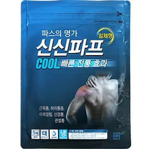 신신제약 신신파스 신신파프 쿨 파스, 5개입, 1개
