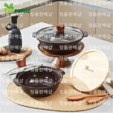 에코라믹 IH 뚝배기형 전골냄비 3종 세트