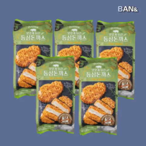 피코크 돈가츠 돈카츠 일본식 등심 돈까스 600g 5개