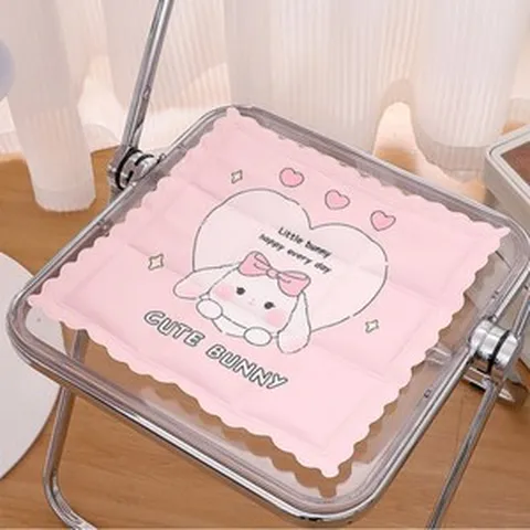 사무실 의자 쿨 매트 냉감 패드 수험생 땀안차는 염경환 엉덩이 냉방 쿨 방석, 의자쿨방석(2종)_블루버니+베어스트로베리