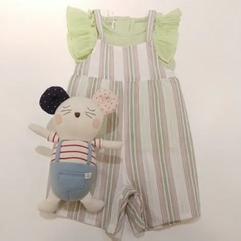 [아가방] *NC강서점* 라라비쥬오버올상하_사랑스럽고 귀여운 여아멜빵상# 할인가구매로 알뜰쇼핑하는 엄마 엄지척#얼집룩 문센룩 등원룩 으로 완전 강추!!