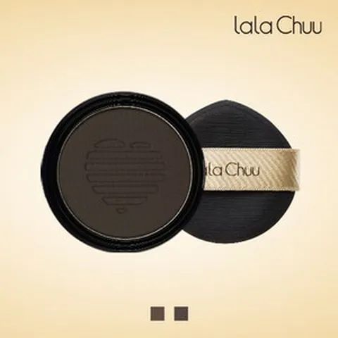 헤어쿠션 마스터 헤어파우더 헤어라인 쉐도우 정수리 새치 커버 여성 남성 흑채 LALACHUU