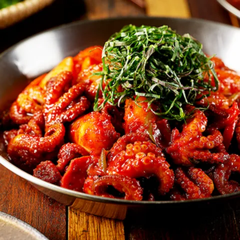 쭈꾸미사령부 쭈꾸미볶음 매운맛, 350g, 4개