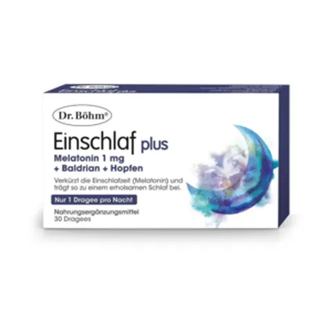 [독일 내수 정품]DR.BÖHM Einschlaf plus Dragees 30St, 1개, 30정