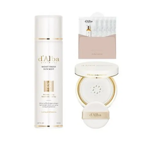 달바 모이스트 글로우 선세럼 팩트타입 SPF50+ PA++++ 13ml + 모이스트 프레쉬 선 미스트 150ml + 세럼 클렌저 3ml x 5p 세트, 1세트