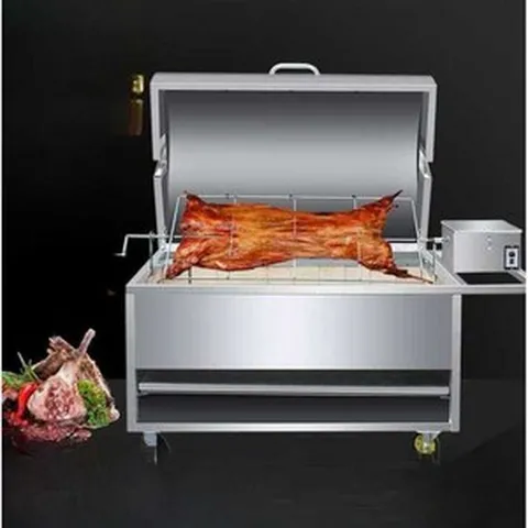 삼겹살회전 전기 냄비 고기굽는기계 회전 볶음기 불판, 150x80 훈제 통양 난로