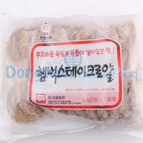 햄버거스테이크 천일 2kg 로얄, 단품, 단품