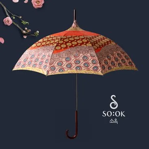 소옥 연인 luxury 수동 장우산 원목