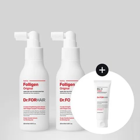 닥터포헤어 뿌리는 두피 영양제 폴리젠 헤어토닉 120mlX2 [+바이오3샴푸 70ml], 1개