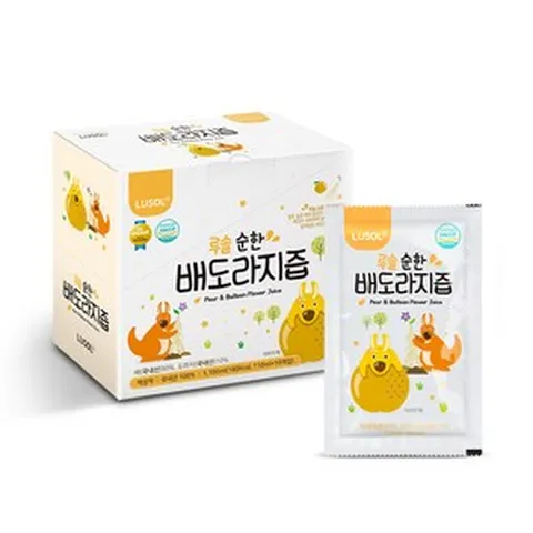 [루솔] 순수한 배도라지즙 10포 선물세트 배즙 도라지, 선택완료, BY2015.배즙(10), 100ml