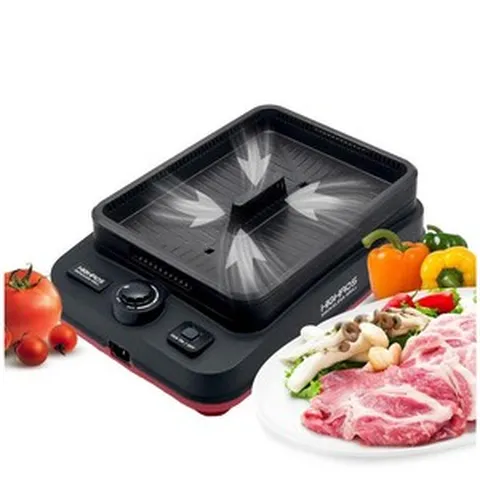 연기잡는그릴 빨아들이는 냄새 없는 불판 가정용 하이로스, 실속형