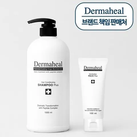 [더마힐 공식] 헤어 컨디셔닝 샴푸 1000ml + 헤어팩 100ml, 1개