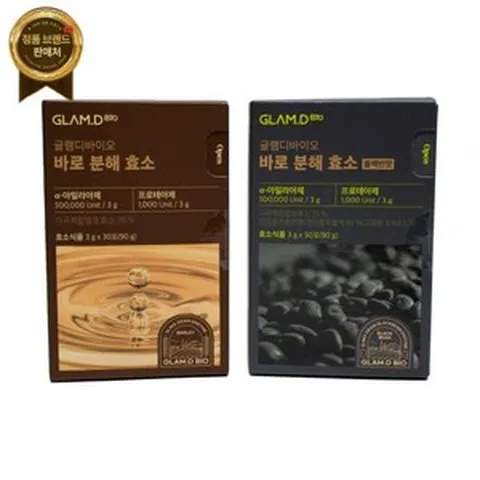 글램디 바로 분해 효소 3g x 30포 [원산지:국산(경기도 화성시)], 보리차맛, 90g, 1개