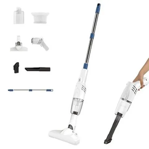 WANDU 가정용 무선 청소기 핸드+스탠드 차량용 겸용, 화이트